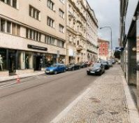 The building and street