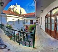 bench in the courtyard (for smoking / chilling out)