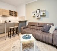 Kitchen and living room