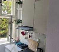 kitchen with small window
