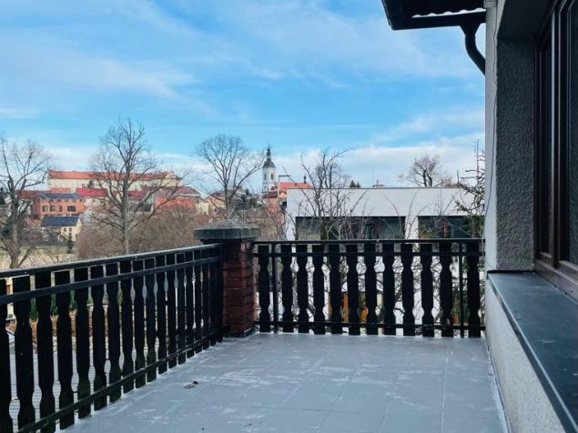 Balkon z obývacího pokoje