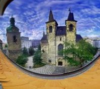 panoramic view from apartment window