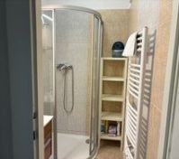 Bathroom with shower cabin