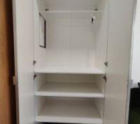 Big wardrobe for two people clothing