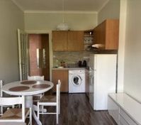 Kitchen with dining table