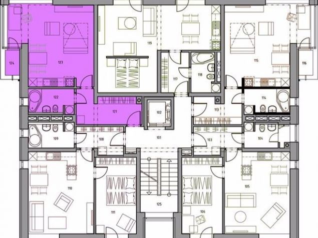 Pronájem bytu Vsetín