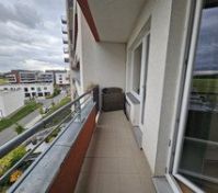 Balcony with city view