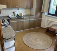 Kitchen and living area overview