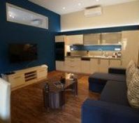 Obývací pokoj s kuchyní