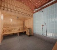 Relax in building's private spa