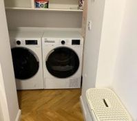 Laundry room with washer dryer