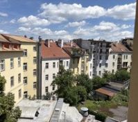 Neighborhood rooftop view