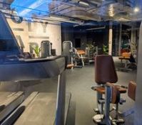 Fitness center with gym equipment