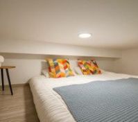 Cozy loft sleeping area second floor
