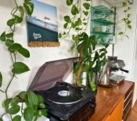 Sound system and vinyl record player 