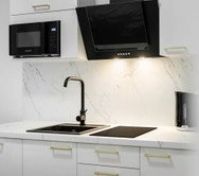 Kitchen sink and hood detail