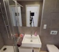 Bathroom with shower and toilet