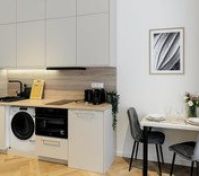 Kitchen with dining area closeup