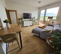 Living room with dining table