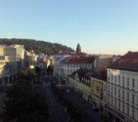 The view from the living room