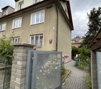 Building exterior with gate entrance
