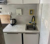 kitchen with dish machine