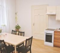 Dining area with kitchen corner