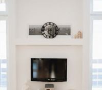 Living room TV wall unit