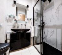 Second bathroom with shower