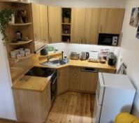 Well equipped kitchen.