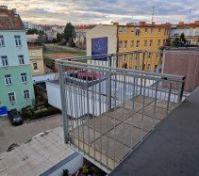 A terrace to the quiet inner garden