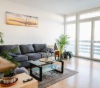 Living room sofa balcony doors