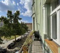 Balcony with street view