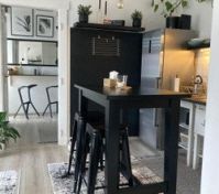 Living room with Kitchen