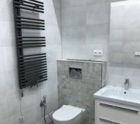 Bathroom with hot tub