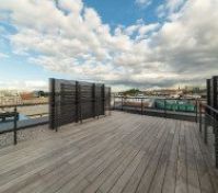 Enjoy views over Prague from rooftop terrace