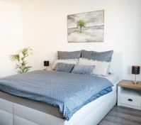 Spacious bedroom with double bed