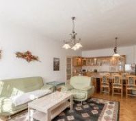 Obývací pokoj s kuchyňským koutem