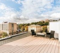 Large terrace with view to Spilberk castle