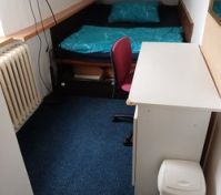 Bedroom nook with desk