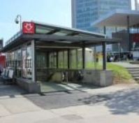 stanice metra Pankrác 3 minuty chůze