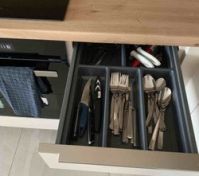 Kitchen drawer with cutlery