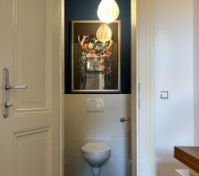 Stylish separate toilet room