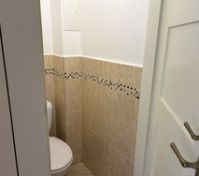 Compact separate toilet room