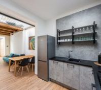 Kitchen and living area open plan