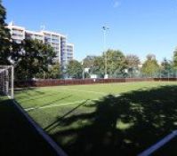 Fotbalové hřiště v areálu