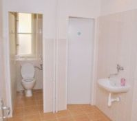 Toilet and sink area