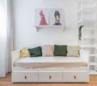  Folding full-size bed for two people