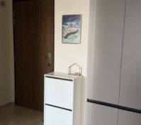 Entryway with wardrobe front door